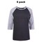 Sofra Ladies Baseball Tee Pack Of 6 Fashionable And Comfortable